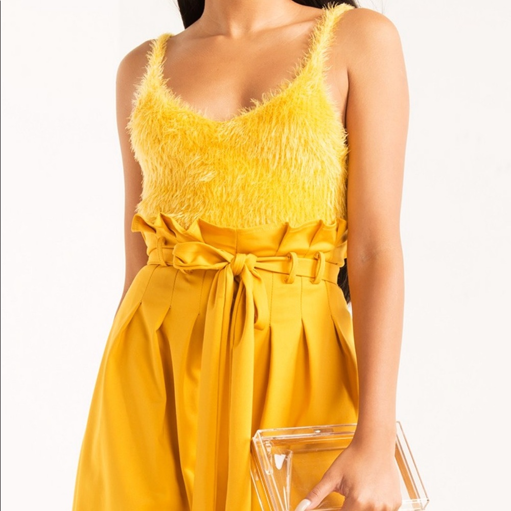 Akira Fuzzy Yellow Tank